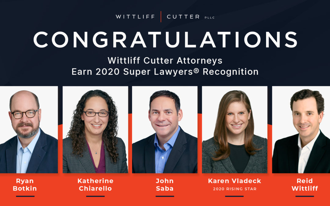 Wittliff Cutter attorneys earn 2020 Super Lawyers Recognition