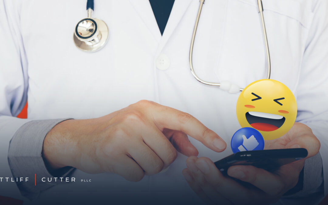 Physician using social media