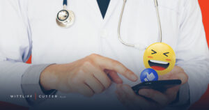 Physician using social media